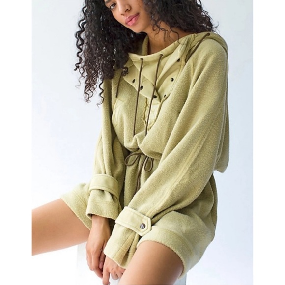 Free People Sadie Surplus Knit Jacket Sunshine Yellow Size XS - Picture 7 of 7